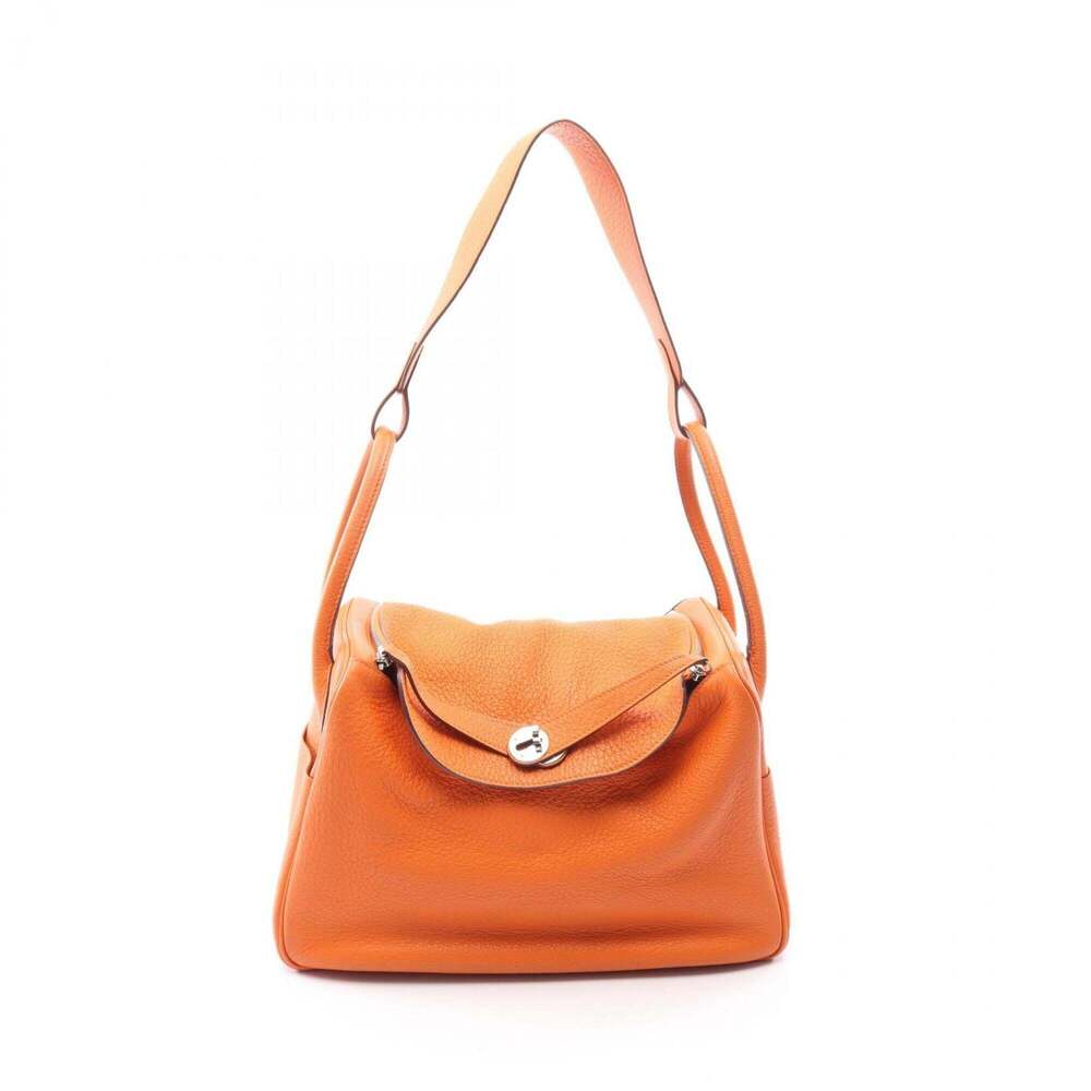 Hermes Lindy 34 Shoulder Bag/Handbag, Taurillon Clemence Leather, Women's, Or...